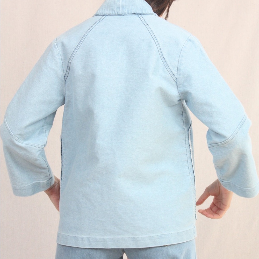CARON CALLAHAN ORLA JACKET SUN BLEACHED INDIGO - Picture 5 of 8